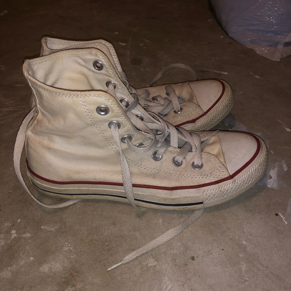 White High Top Converse